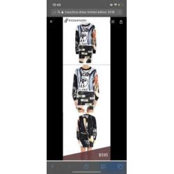 Desginer Moshino dress 2018 limited edition