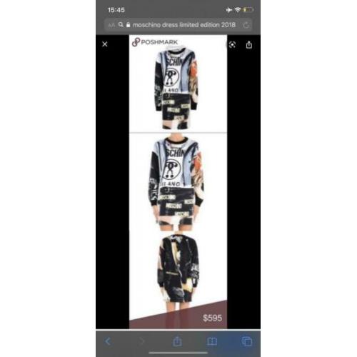 Desginer Moshino dress 2018 limited edition