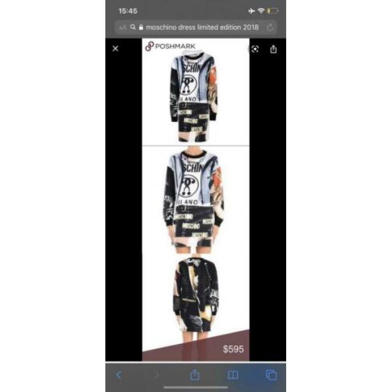 Desginer Moshino dress 2018 limited edition