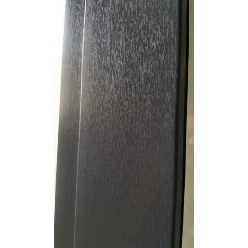 Kunststof buitendeur 1/2 glas antraciet b98 x h204 cm
