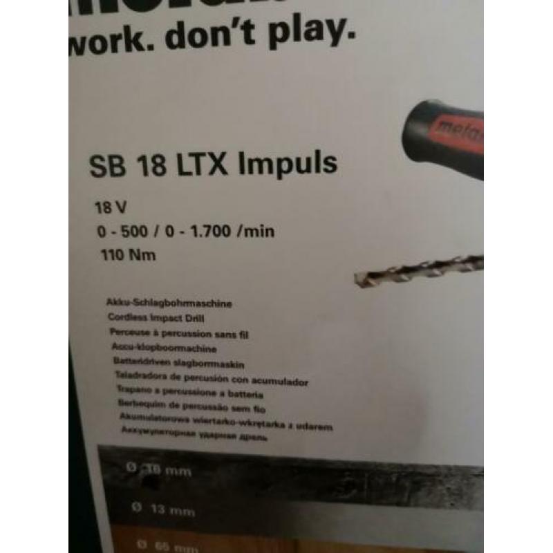 Metabo accu slagboor machine