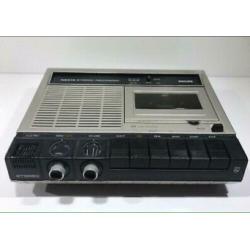 Vintage cassette Philips 2415 stereo cassette recorder