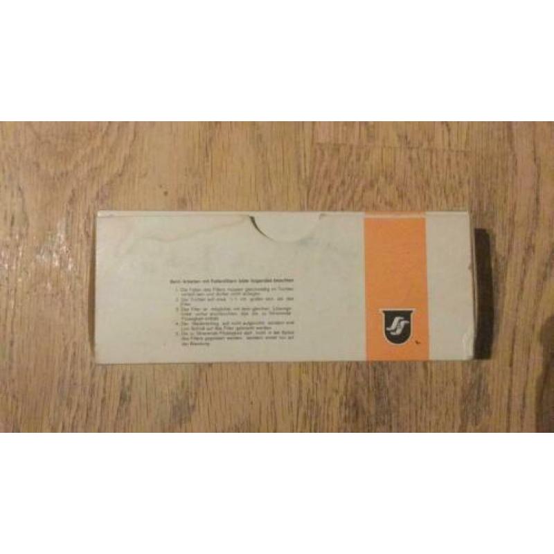 Vintage oude vouwfilters 200 stuks 9 cm doorsnede