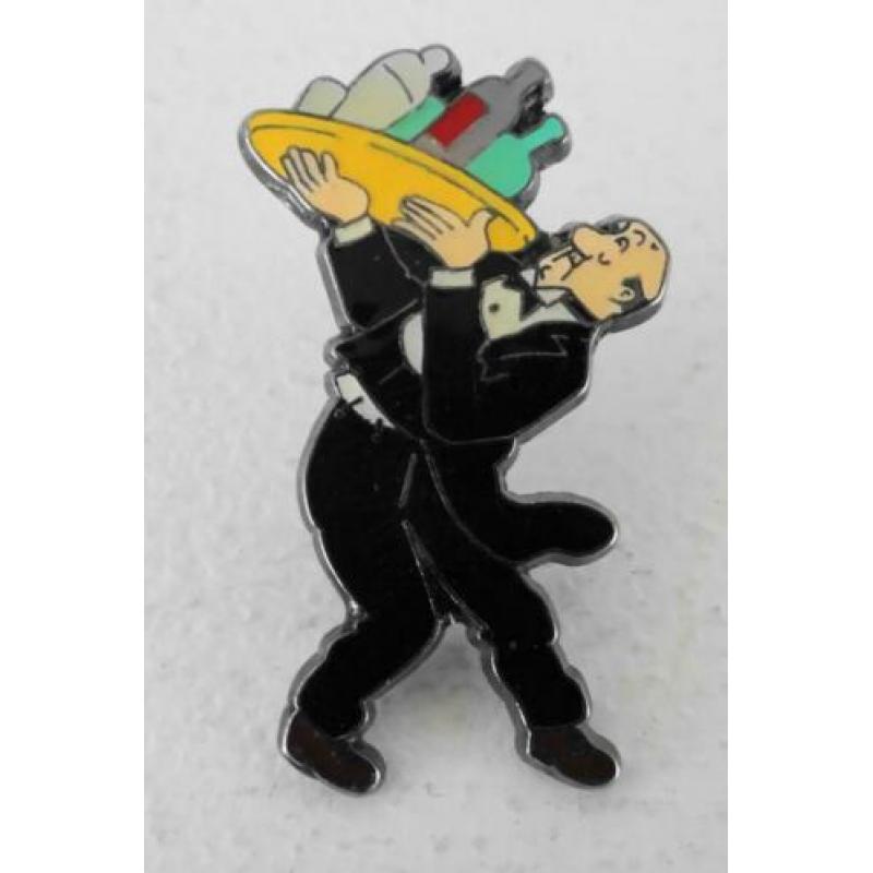 Kuifje pin speldje Nestor dienblad De 7 kristallen bollen