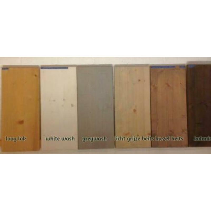 Blankhouten eenpersoonsbed Harm E+A 90x200/210/220 cm