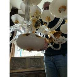 Exclusieve kroonluchter 24k verguld