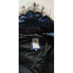 Blauwe ski jas Lutha M