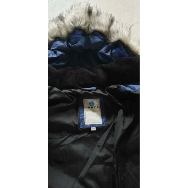 Blauwe ski jas Lutha M