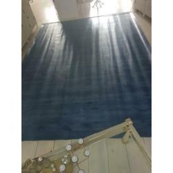 vinyl zijl antislip laminaat decor blauw 4.00 bij 2.44 mtr