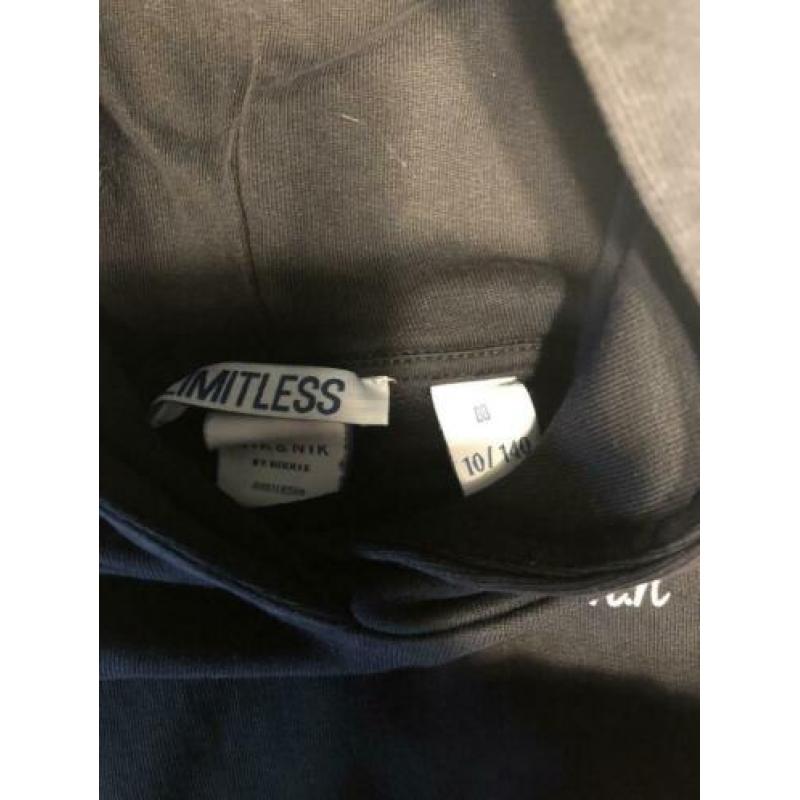 Nik en Nik hoodie zwart maat 140