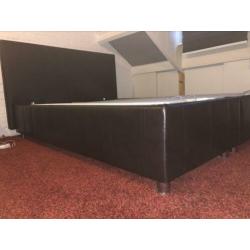 Boxspring bed 140cm met opbergruimte