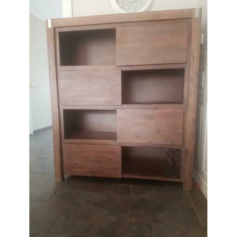 Kast acacia schuifdeuren