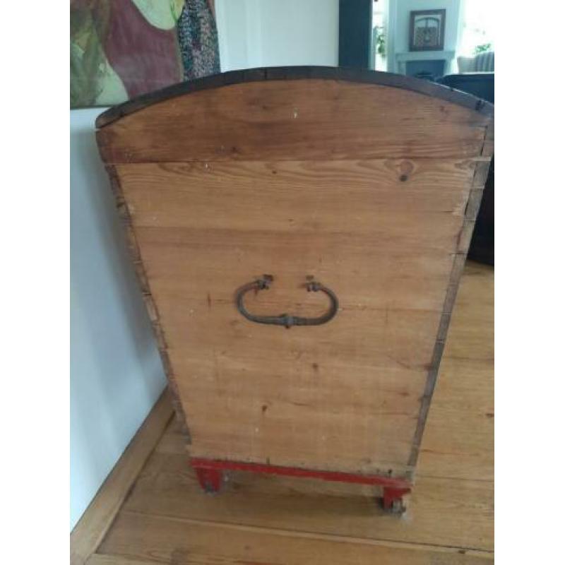 Antieke GROTE HOUTEN KIST