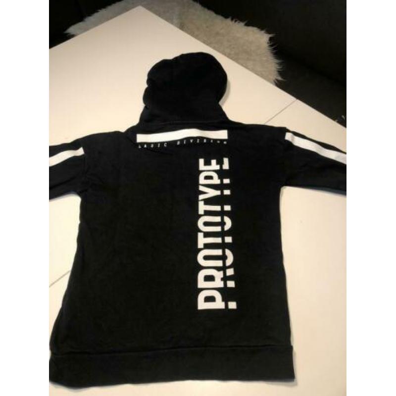 Nik en Nik hoodie zwart maat 140