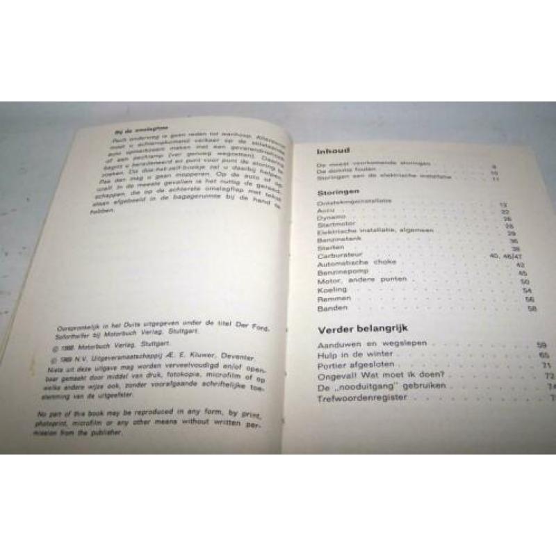 Vintage Kluwer-Pech? Rij weg! 1969. Ford 12M/TS, 15m/Ts.Izgs