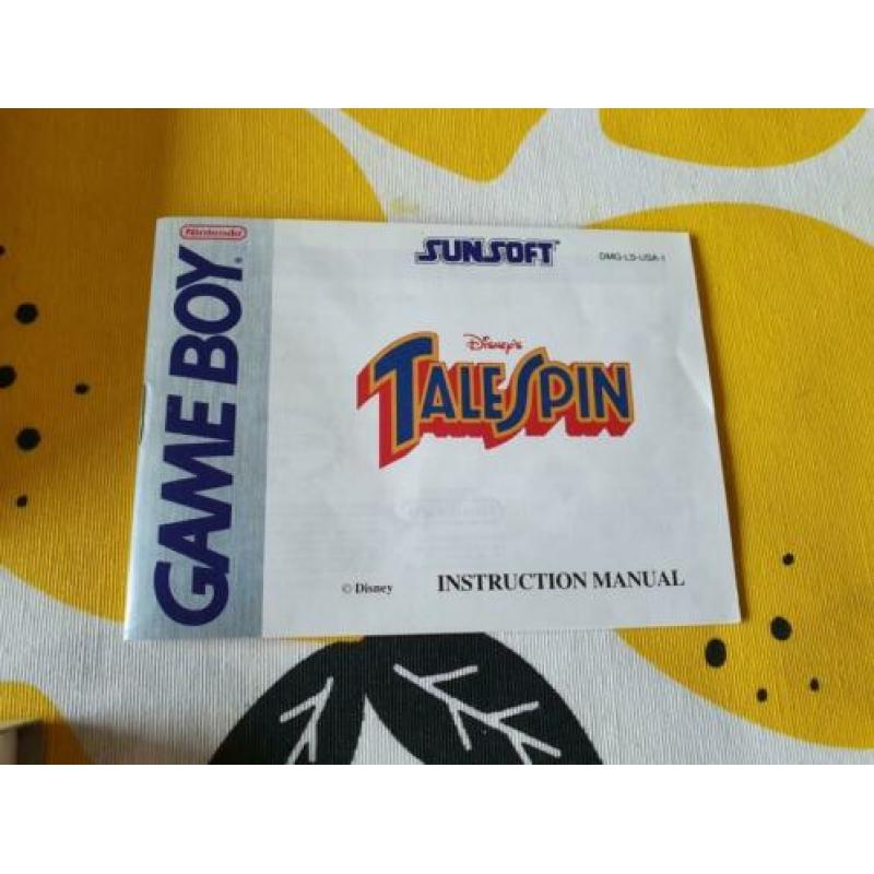 Nintendo Game Boy cib Talespin