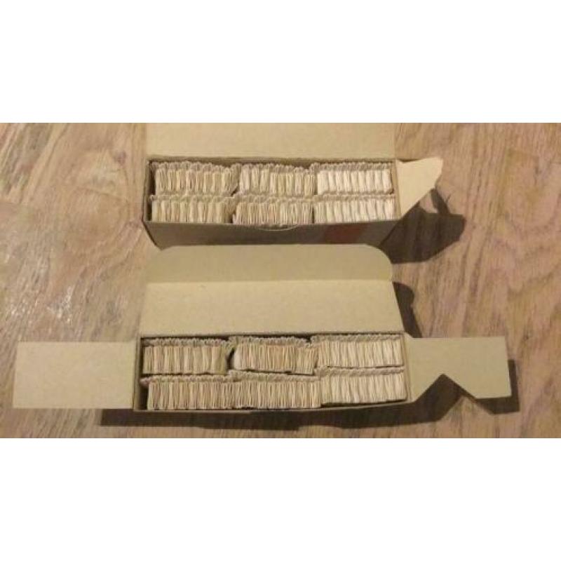 Vintage oude vouwfilters 200 stuks 9 cm doorsnede