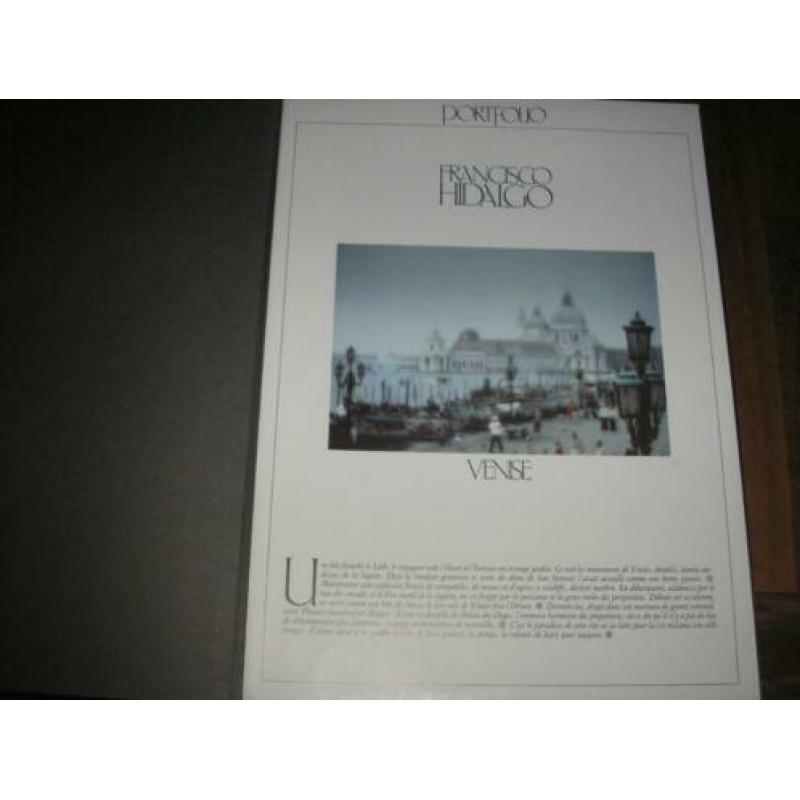 1980 Francisco Hidalgo Portfolio Venise. Alle 12 platen + in