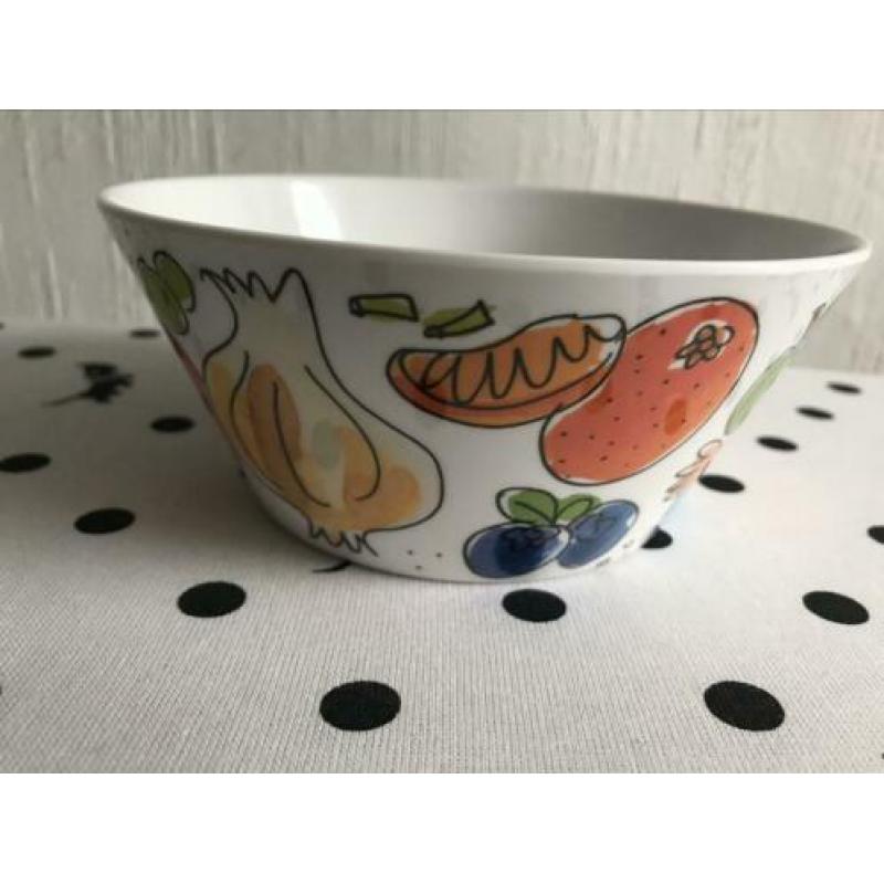 Blond Amsterdam ‘Fruit & Veggies’ kom melamine