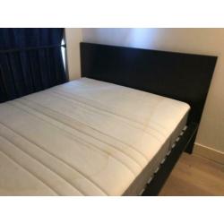IKEA Malm tweepersoons bed zwart
