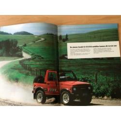 Autofolder/Brochure Suzuki SJ 413/410 16 pagina's