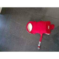 Baby draagzak NN rood/beige