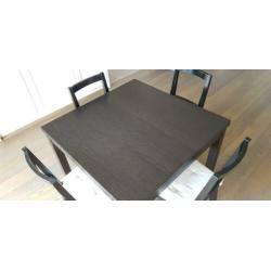 IKEA Bjursta tafel met 4 stoelen