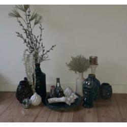 Decoratie+vazen complete set te koop!!