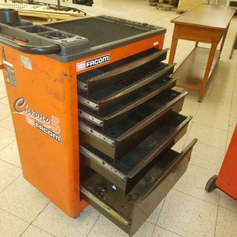 3x gereedschapswagen facom / gedore