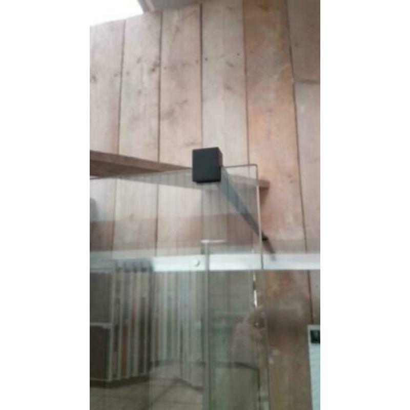 NIEUW Inloopdouche douchewand zwart profiel 80 x 200 cm €145