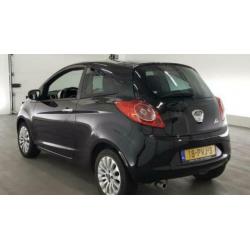 Ford KA 1.2 51KW 2011 Zwart LPG G-3 AIRCO EL RAMEN LM VELGEN