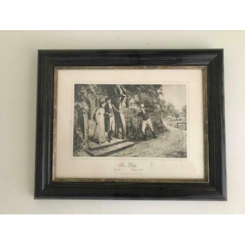 Engelse prent wand deco