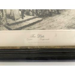 Engelse prent wand deco