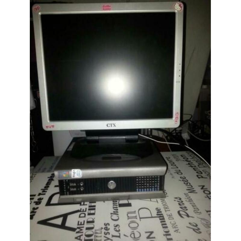 Pc met monitor