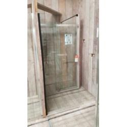 NIEUW Inloopdouche douchewand zwart profiel 80 x 200 cm €145
