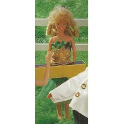 FEESTKLEDING patronen voor BARBIE, SKIPPER en KEN