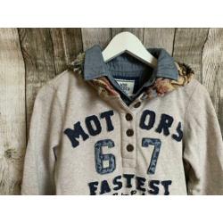 Super mooie hoodie met vaste blouse (Maat S)