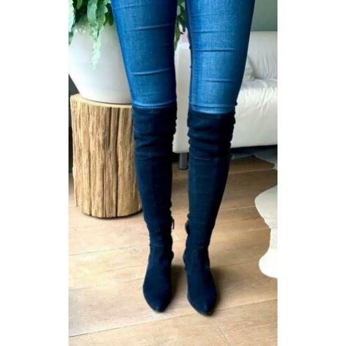 Laarzen leer overknee maat 40