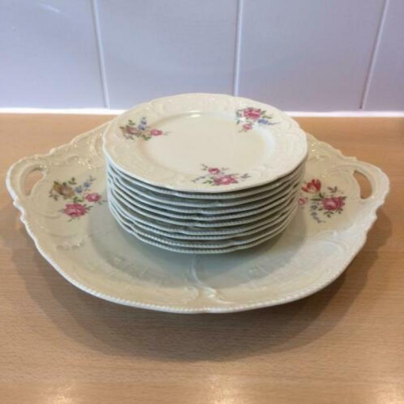Rosenthal - gebakstel Sanssouci -11 delig-