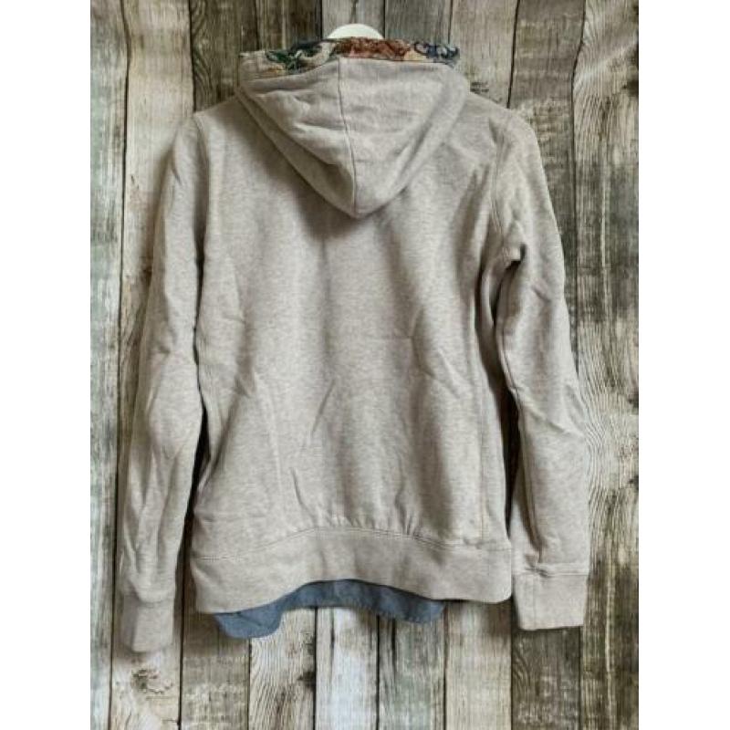 Super mooie hoodie met vaste blouse (Maat S)