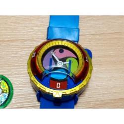 blauwe YO-KAI WATCH met licht en geluid en 3 munten
