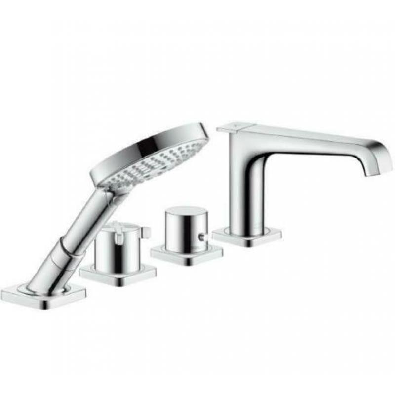 Hansgrohe Axor Citterio E afdekset 4-gats badrandthermostaat