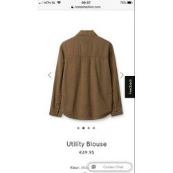 Costes blouse, middengroen, maat XL