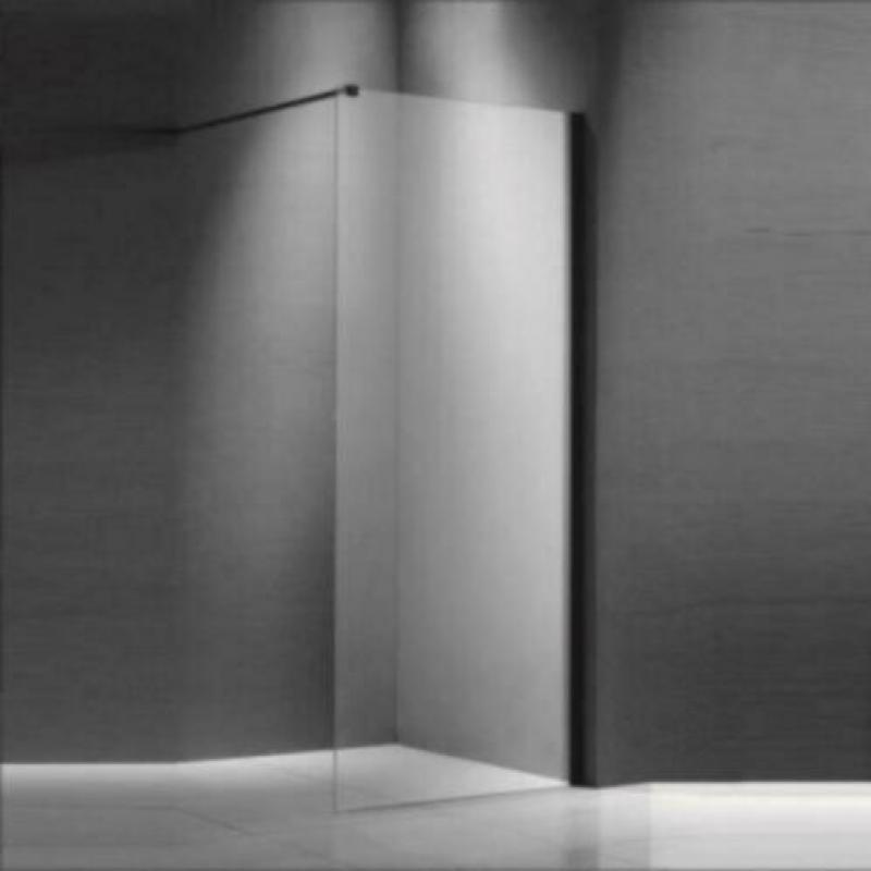 NIEUW Inloopdouche douchewand zwart profiel 80 x 200 cm €145