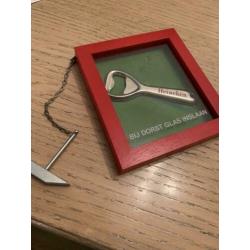 Heineken opener bij Dorst glas inslaan origineel