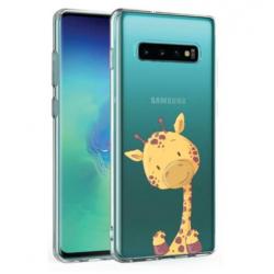 Samsung S8/S8+/S9/S9+/S10/S10+ Girafje transparante hoesjes
