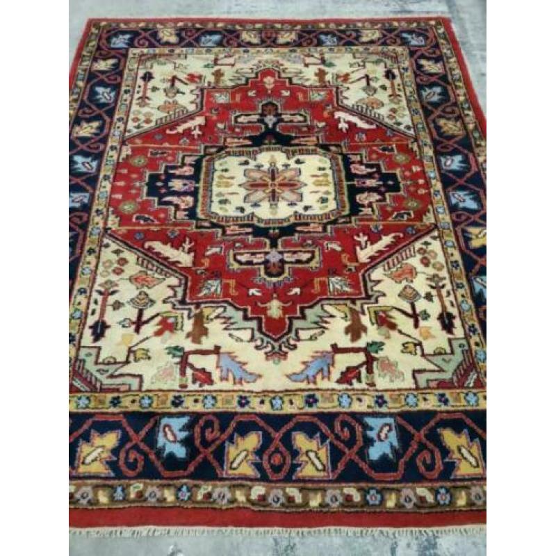 Handgeknoopt sughagi tapijt indo Perzisch kleed wol 195x240