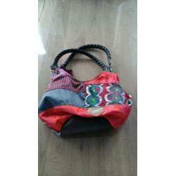 ZGAN zeer fleurige Desigual handtas.