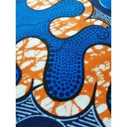 Afrikaanse Wax Stof | Vlisco | 90x120 cm