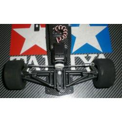 Tamiya F103GT chassis met alle mogelijke Optie onderdelen